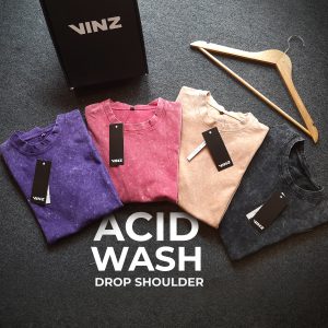 Solid Acid Wash Drop Shoulder