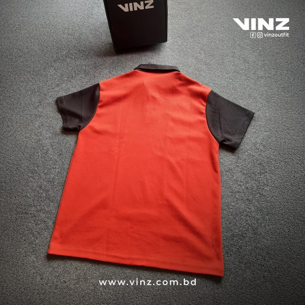 Classic Contrast Zipper Polo - Image 4
