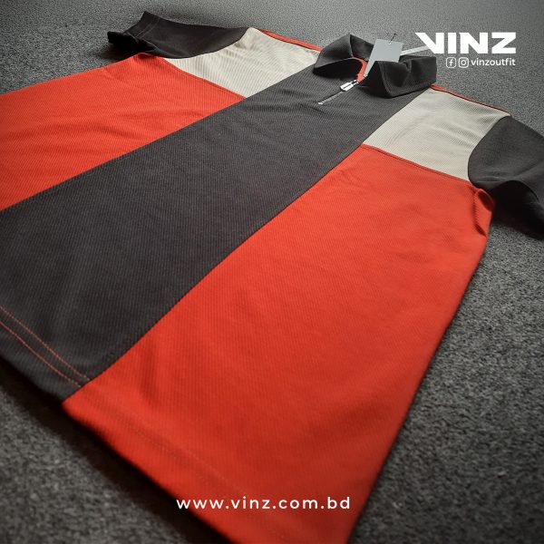 Classic Contrast Zipper Polo - Image 5